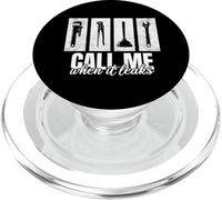 Call Me When It Leaks Funny Plumber Plumbing Humor Repair PopSockets PopGrip para MagSafe