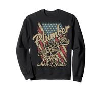 Call Me When It Leaks Funny Plumber Plumbing Humor Repair Sudadera