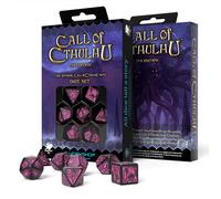 Call Of Cthulhu 7Th Ed Conjunto De Dados Magenta Negro Rpg Q-Workshop