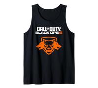 Call of Duty Black Ops 6 Orange Cerberus Video Game Camiseta sin Mangas