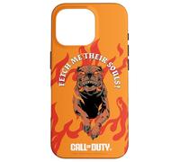 Call of Duty Fetch Me Their Souls Hellhound Video Game Carcasa para iPhone 16 Pro