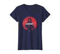 Call of Duty: Modern Warfare 2 Ghost Red Spotlight Shot Camiseta, Mujer, Azul Marino, L