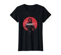 Call of Duty: Modern Warfare 2 Ghost Red Spotlight Shot Camiseta, Mujer, Negro, XS
