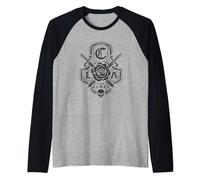 Call of Duty: Modern Warfare 2 Las Almas Vintage Logo Camiseta Manga Raglan
