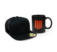 Call Of Duty: Negro Ops 4 Set de Regalo Calavera Logo Gorra Snapback & Taza