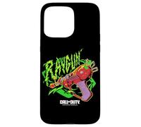 Call Of Duty RayGun Neon Green Fire Retro Logo Carcasa para iPhone 15 Pro Max
