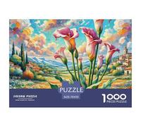 Calla Lily 1000 Pieces Jigsaw Puzzles For Adults EduGatoional Games Stress Relieving Entertainment Cultivate The Spirit of Teamwork for Men, Women, Elders, Seniors 70x50cm/1000pcs