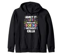 Calla Personalized Name Funny Cute Custom Calla Name Sudadera con Capucha