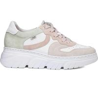 Callaghan - 51809 Marfil - Zapato Casual Deportivo de Piel, con cuña, Cordones, Suela de Goma, para: Mujer Color: Marfil Talla:36