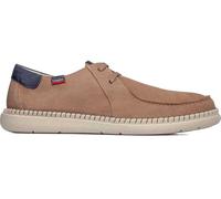 Callaghan - Mocasín náutico de piel,cordón,suela beig de goma,plantilla extraible,casual,clásico, para: Hombre color: TAUPE talla:45 EU
