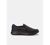 Callaghan Mocasines de hombre en negro tipo slip-on con suela sistema Adaptaction. Negro 43