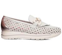 Callaghan Mocasines para Mujer 40732 Nego de la Talla 37 en Color Blanco_Oro