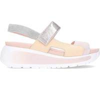 Callaghan - Sandalia de piel con tira adesiva,piel,ante,nobuk,cuña y plataforma,suela gorda de goma, para: Mujer color: MARFIL talla:41
