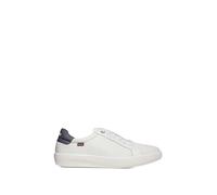 Callaghan - Zapatilla Casual Piel Blanca y Marino - 65700 para: Hombre Color: Blanco- Talla: 43