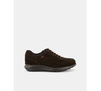 Callaghan Zapatillas de hombre en ante con cordones. Marrón oscuro 40