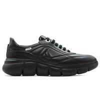 Callaghan - Zapato Casual de cordón elástico,Suela de Goma,Liso,Plantilla Extraible,de Piel,Sneakers, para: Mujer Color: Negro Talla:37