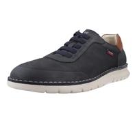 Callaghan Zapato casual de cordones de piel, suela de goma, ligero para hombre Marino 42