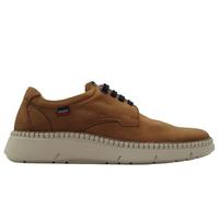 Callaghan - Zapato Casual de Cordones, con Suela de Goma, Liso,de Piel Suave,Ligero de Peso,clásico, para: Hombre Color: Cuero Talla:42