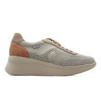 Callaghan - Zapato Deportivo Casual,Sneakers de Cordones,Zapatillas con cuña y Plataforma,de Piel,Calado para: Mujer Color: Marfil Talla:39