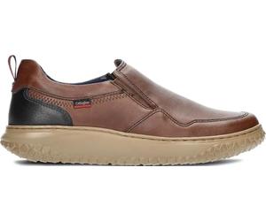 CALLAGHAN - Zapato mocasín Casual de Piel, sin Cordones,Plano,Suela Ancha de Goma,Color Liso,Sencillo,clásico, para: Hombre Color: Jacinto Talla:39