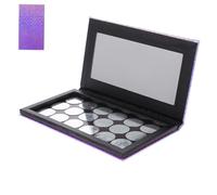 CALLARON 1 Caja De Juego Paleta De Sombras De Ojos Paleta De Maquillaje Vacía Contenedores Cosméticos Caja De Sombra De Ojos Vacía Titular De Maquillaje Metal