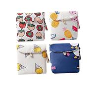 CALLARON 1 Juego Paquete de toallas higiénicas bolsa de toallas higiénicas bolsa de toallas sanitarias cartera bolsa de almohadillas menstruales soporte para toallas higiénicas algodón