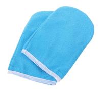 CALLARON 1 Par Máscara De Mano De Cera Más Cálido Las Manos Piel Guantes Facial Suave Parafina Forros De Manos Para Baño De Cera Cubremanos Con Cera Caliente Poliéster Blue