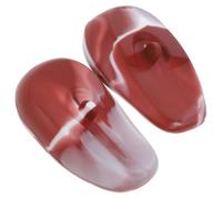CALLARON 1 Par Orejeras Para Teñir El Cabello Protección Escena Portátil Accesorios Para El Cabello Oreja Tinte Profesional Ondulado Guardia Cubre Oídos Reutilizables Gel De Sílice