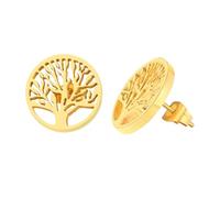 CALLARON 1 Par Pendiente Espárragos Del Árbol Genealógico Aretes De Oro Aretes Colgantes De Árbol Tachuelas De Acero Inoxidable Aretes De Acero Inoxidable Gracia Arbol De La Vida