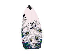 CALLARON 1 Pieza Embrague a Prueba de Picos Bolsa de cosméticos de Viaje Floral para Neceser Maquillaje Bolsa de Almacenamiento de Las Mujeres Bolsa con Estampado de Mandalas poliéster