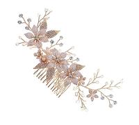 CALLARON 1 Pieza Peine Decorativo Accesorio de Femenino Peine Práctico Eventos y Sesiones Fotográficas Dorado