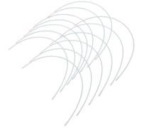 CALLARON 10 Pares de Aros de Repuesto para Sujetadores de Alambre para Mujeres, Accesorios de Costura para Reparación de Copas, Acero Resistente para Ropa Interior, Uso Diario