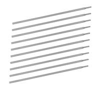 CALLARON 10 Piezas Recarga De Recarga De De Del Recarga De Tinta Rellenar De Piel Rotuladores De Piel Bolígrafos Aleación De Aluminio Black