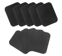 CALLARON 10 Unidades Placas Metálicas Respaldo Adhesivo para Soporte Magnético de Teléfono Adhesivas Rectangulares de Hierro Diseño Discreto para Uso en Oficina y Hogar