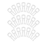 CALLARON 100 Piezas de Hebillas de Flejado Manual en Plástico para Cierre y Embalaje de Cajas, Diseñadas para Uso en Logística y Distribución