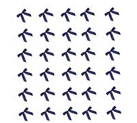 CALLARON 100 Piezas Lazo De Cinta Arco Decoración Cinta De Ramo Cinta De Terciopelo Clasificado Cinta De Envolver Cinta Blanca Pequeños Lazos De Cinta Fabricante Marina De Guerra Poliéster