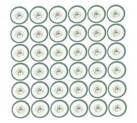 CALLARON 100piezas Mascarilla De Pepino Para Ojos Desechables Para Ojos Lámina Para Mascarilla Uso Casa