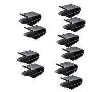 CALLARON 10piezas Clips De Ventilación Para Aire Acondicionado Soporte De Ambientador Para Automóvil Clips Decorativos Compatibles Con Diseño y Instalación Color Negro