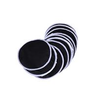 CALLARON 10piezas Discos Desmaquillantes Reutilizables Paños Limpiadores De Unidades Suaves y Esponjosos Para Limpieza Facial Negros