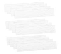 CALLARON 12 hojas Plantilla de Cejas Desechable Kit para Moldeo de Cejas Diseño Compacto y Práctico para Material Suave y Seguro Moldeo y Duradero