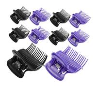 CALLARON 12 Piezas Hot Roller Chuck Peinling Claw Clip Abrazadera De Rizador Caliente Rodillos Térmico Accesorios Para El Cabello Para Mujeres Garra Clips Rizadores Abs