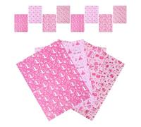 CALLARON 12 Piezas Papel Decorativo para Ramo de Flores Rosa Diseño Romántico, Papel de Obsequio para Envolver Flores en Celebraciones como Navidad y Propuestas