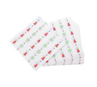 CALLARON 120piezas Servilletas Navideñas De Papel Desechables Servilletas Diseño De Campanas Vibrantes Cena De Navidad Decoración De Fiesta De Invierno