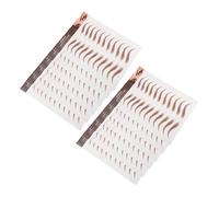 CALLARON 12hojas Pegatinas Impermeables Para Cejas Marrones Simulación De Cejas Para Maquillaje De Tatuajes Para Cuidado y Modelado De