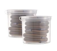 CALLARON 12piezas Esponjas De Maquillaje Facial De Polvos Sueltos Lavables Para Seco y Húmedo Correa