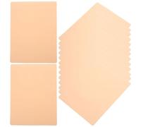 CALLARON 15 Piezas de Material Sintético de Silicona para Práctica de Tatuajes y Maquillaje, Reutilizable Experiencia Realista, Adecuado para Técnicas de Belleza y Bordado de Cejas