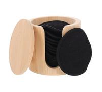 CALLARON 16piezas Paños Desmaquillantes Faciales De Algodón Unidades Lavables y Reusables Para Limpiar y Desmaquillar Bolsa De Algodón y Tubo De Bambú