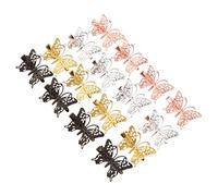 CALLARON 16piezas Pinzas de Metal Retro el Cabello Mini Pinzas Pequeñas Accesorios para Peinar el Cabello Peinados Vintage