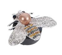 CALLARON 1juego Clip De Ventilación Para Auto Forma De Abeja Perlas y Rhinestones Decoración Aromática Para Interior Del Vehículo Mejora El De Conducción