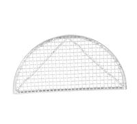 CALLARON 1pieza Malla Gruesa para Freír Tempura Utensilio de Cocina de Acero Inoxidable Resistente al Calor Fácil Limpieza Reutilizable Pequeño Semicircular